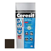 Затирка для узких швов Ceresit СЕ33 Comfort темно-коричневая 2 кг