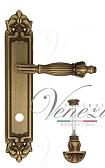 Дверная ручка Venezia на планке PL96 мод. Olimpo (мат. бронза) сантехническая, поворот